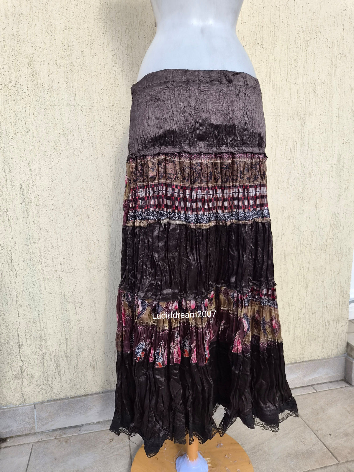 Jule à motif tons marron