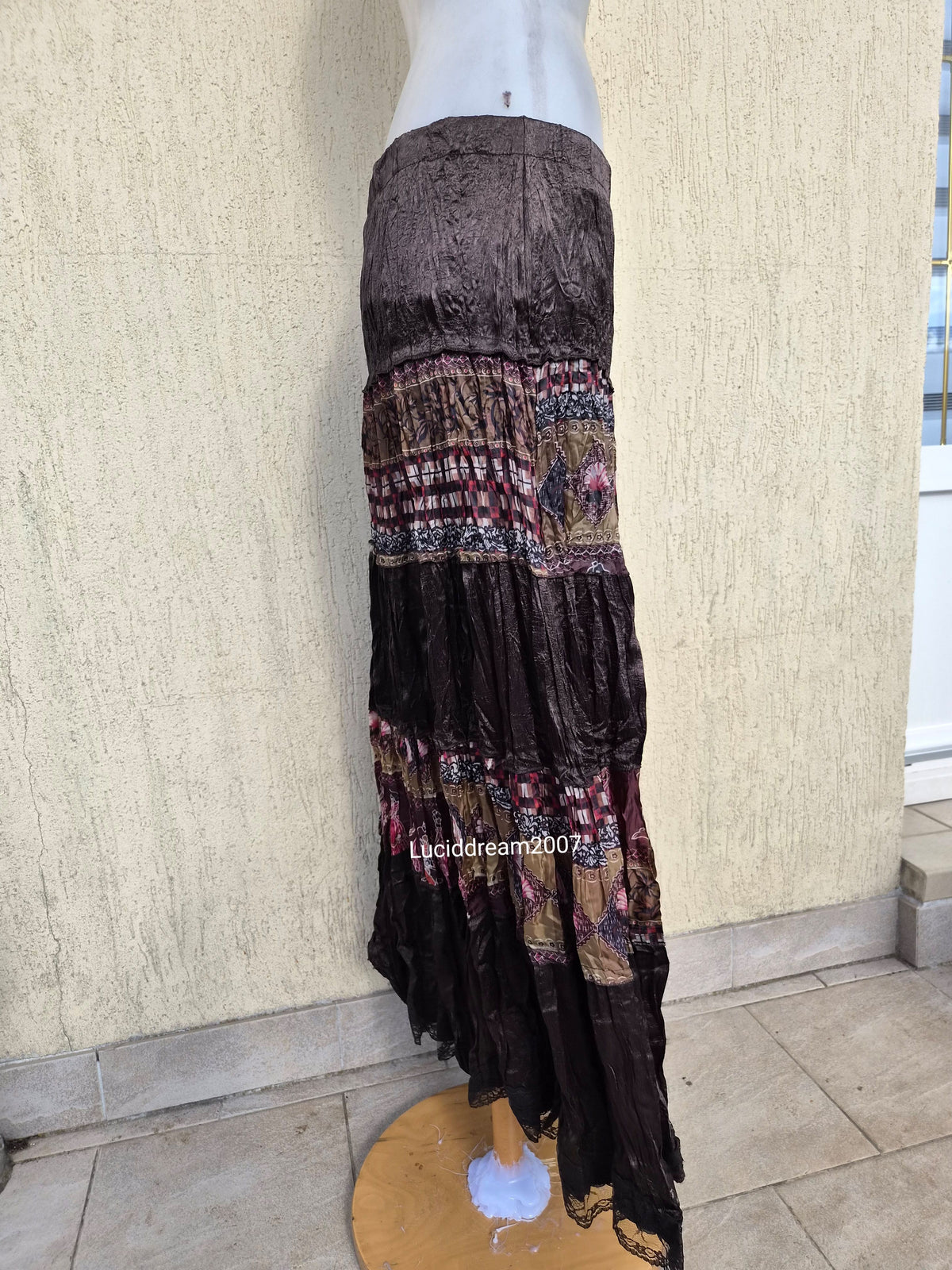 Jule à motif tons marron