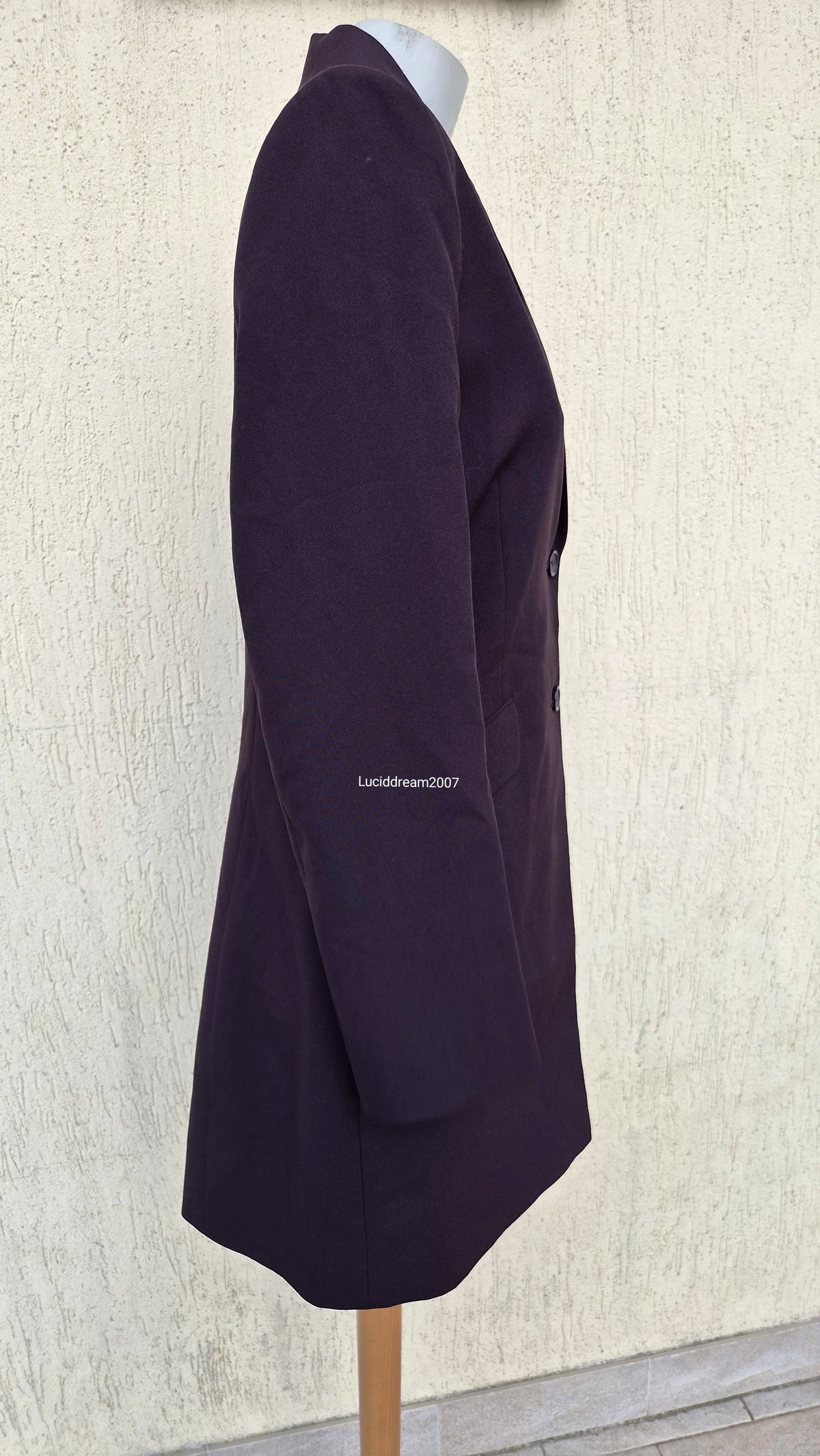 Robe blazer aubergine