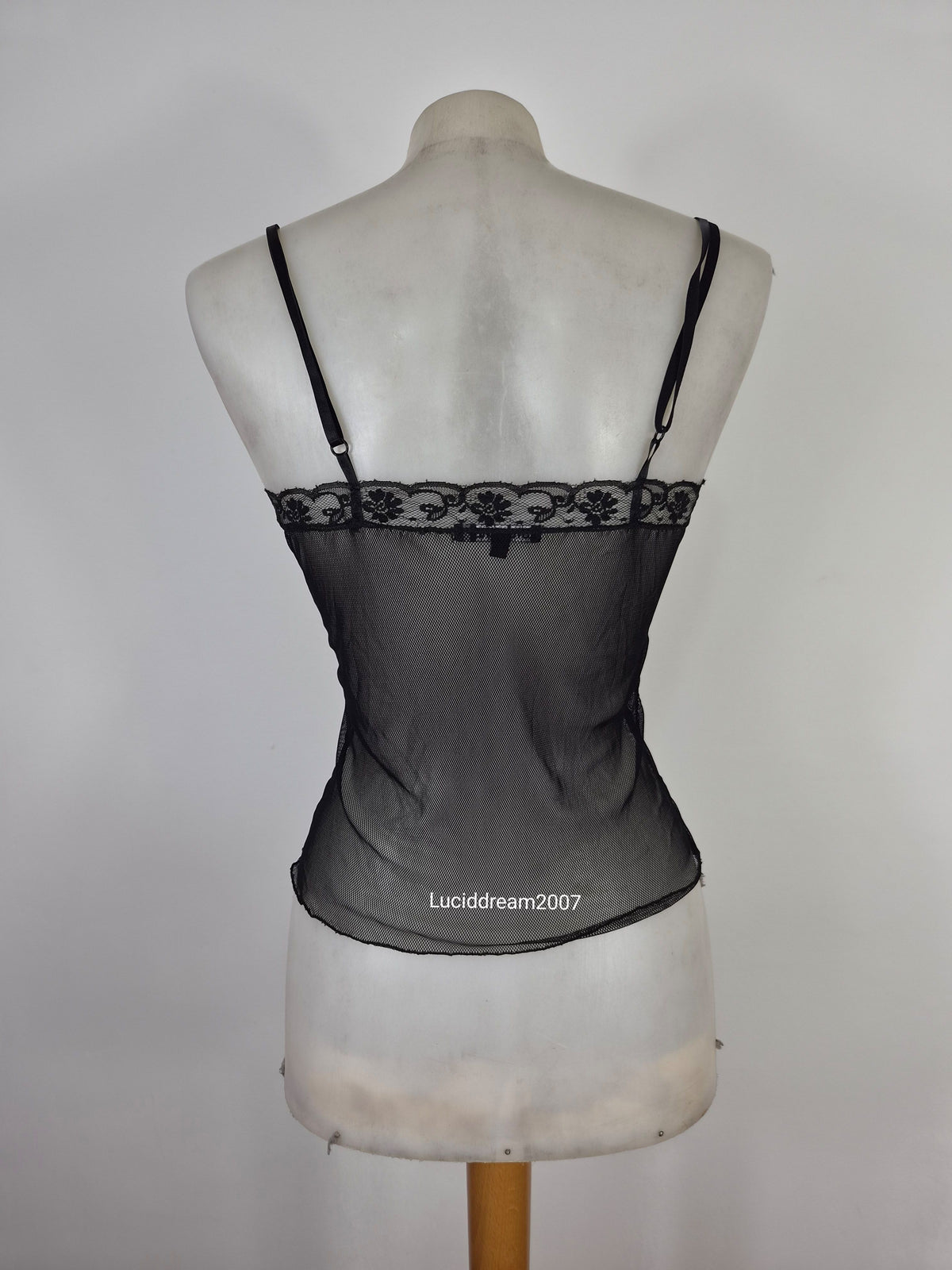 Haut esprit lingerie noir