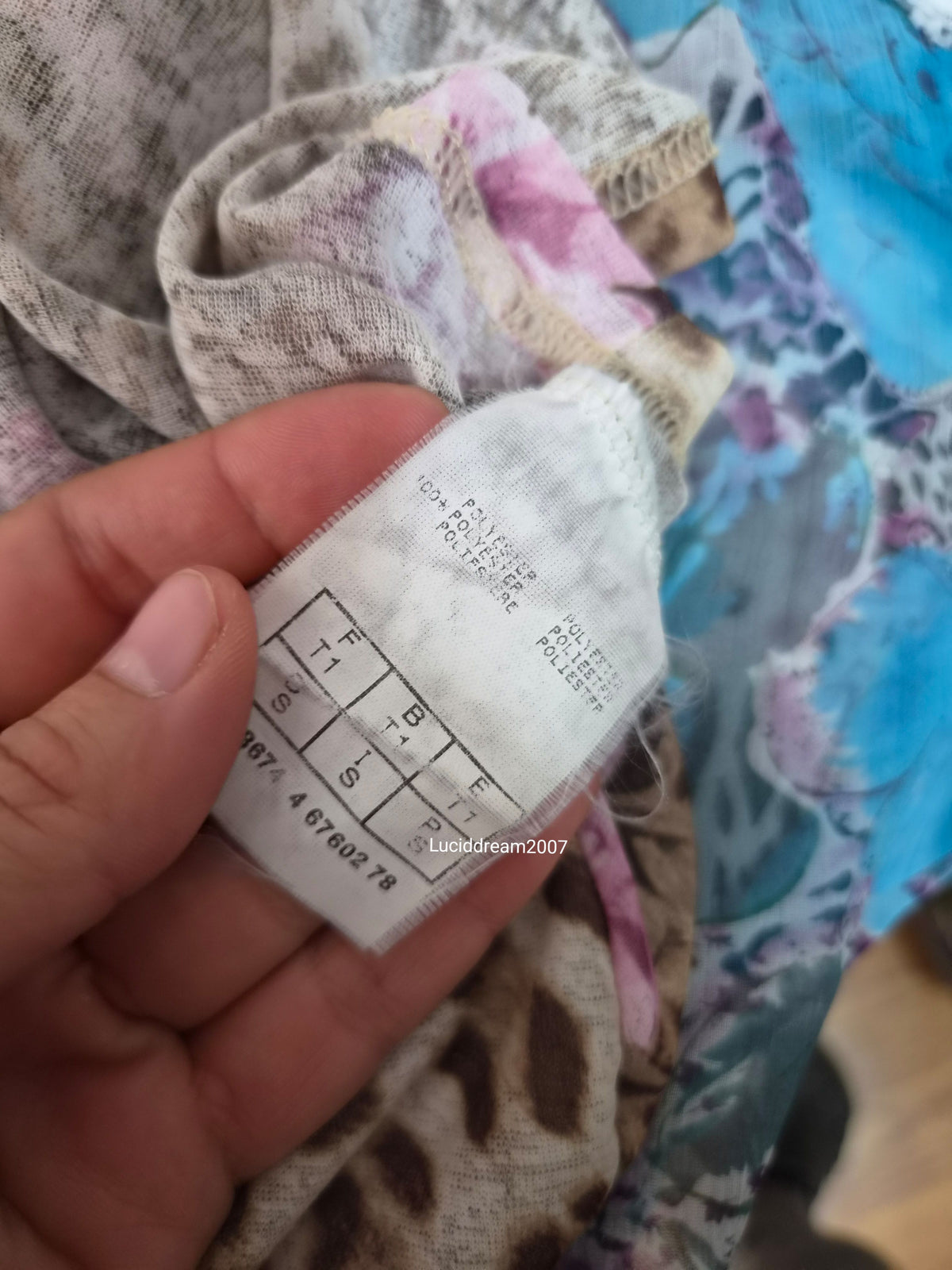Haut en voile léopard et fleuri