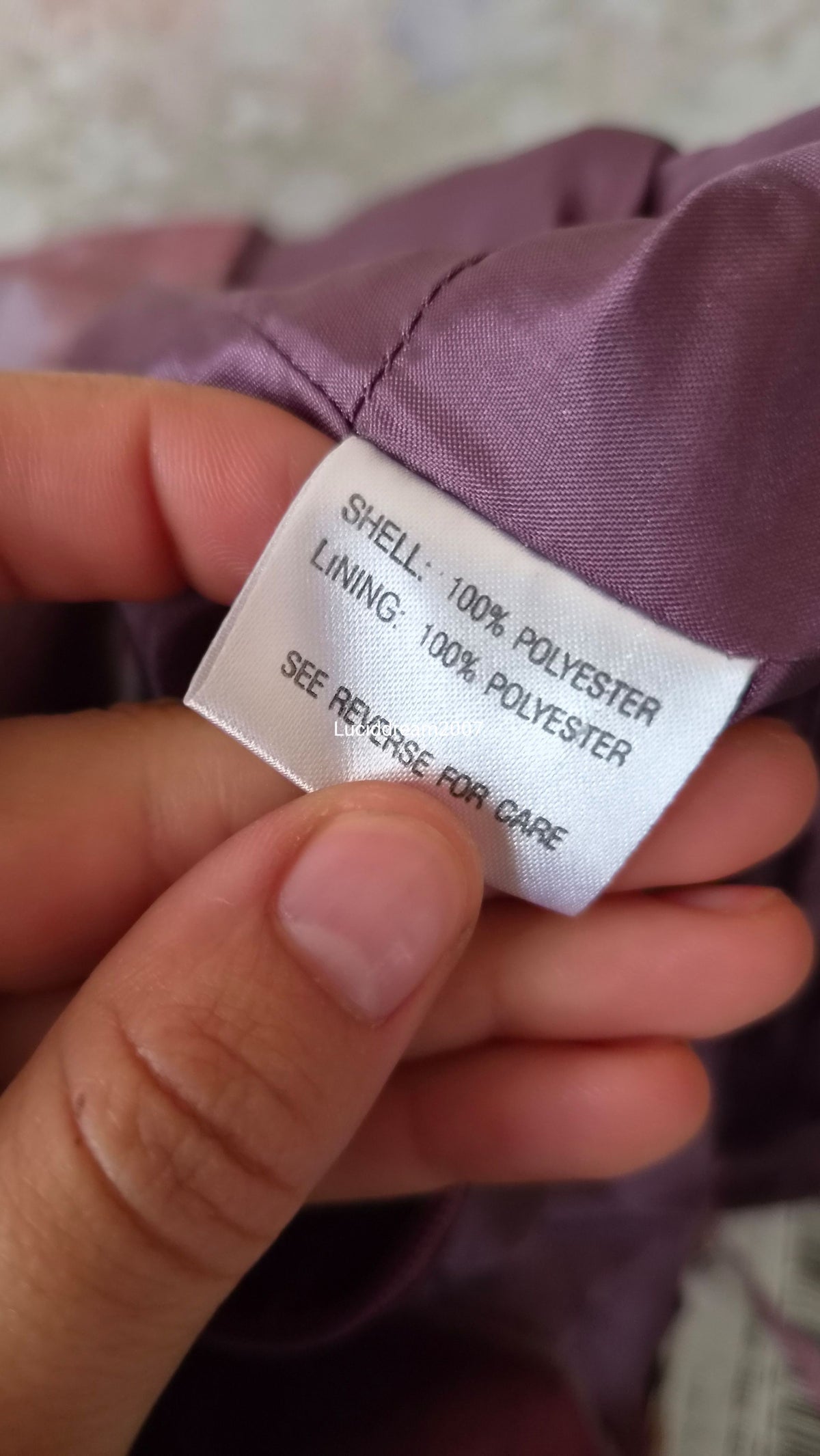 Robe bustier irisée brodée tons violet