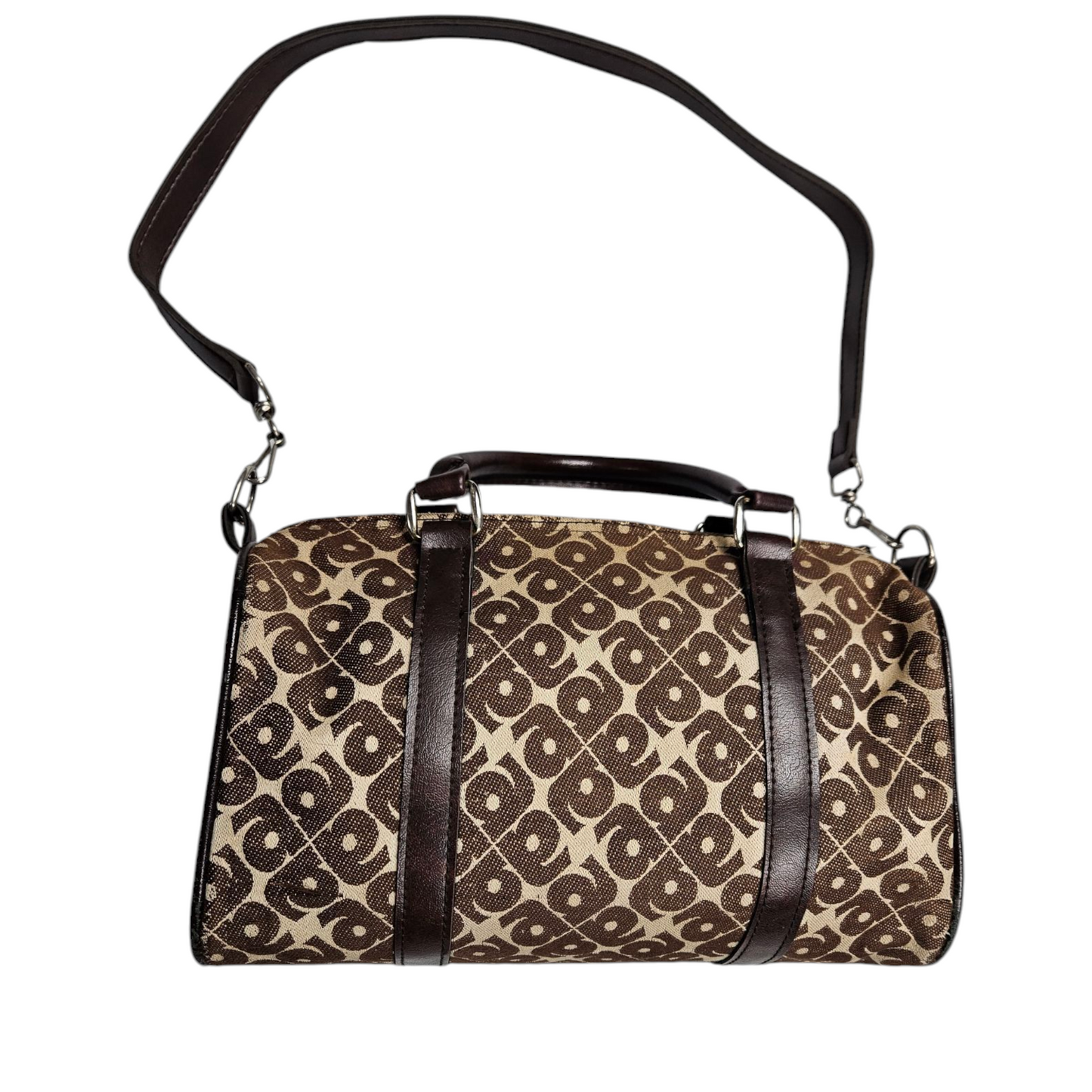 Sac bowling monogrammé toile et cuir