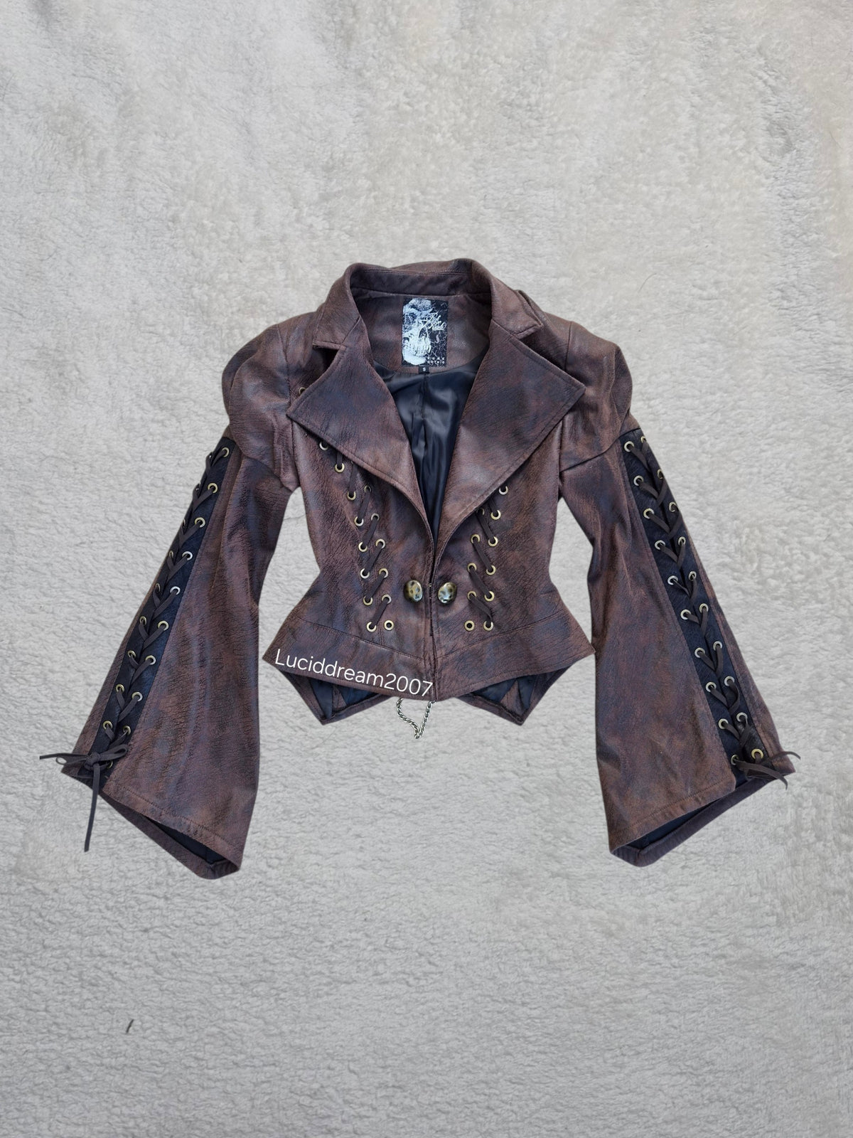 Veste en similicuir Punk Rave