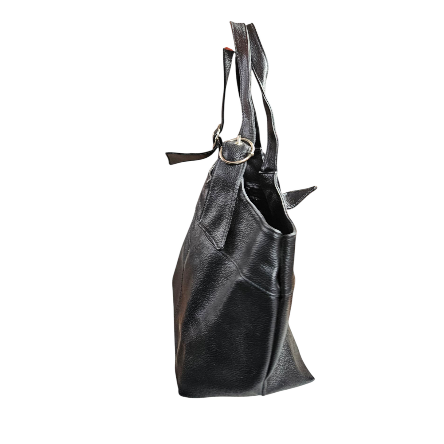 SAc cabas en similicuir noir
