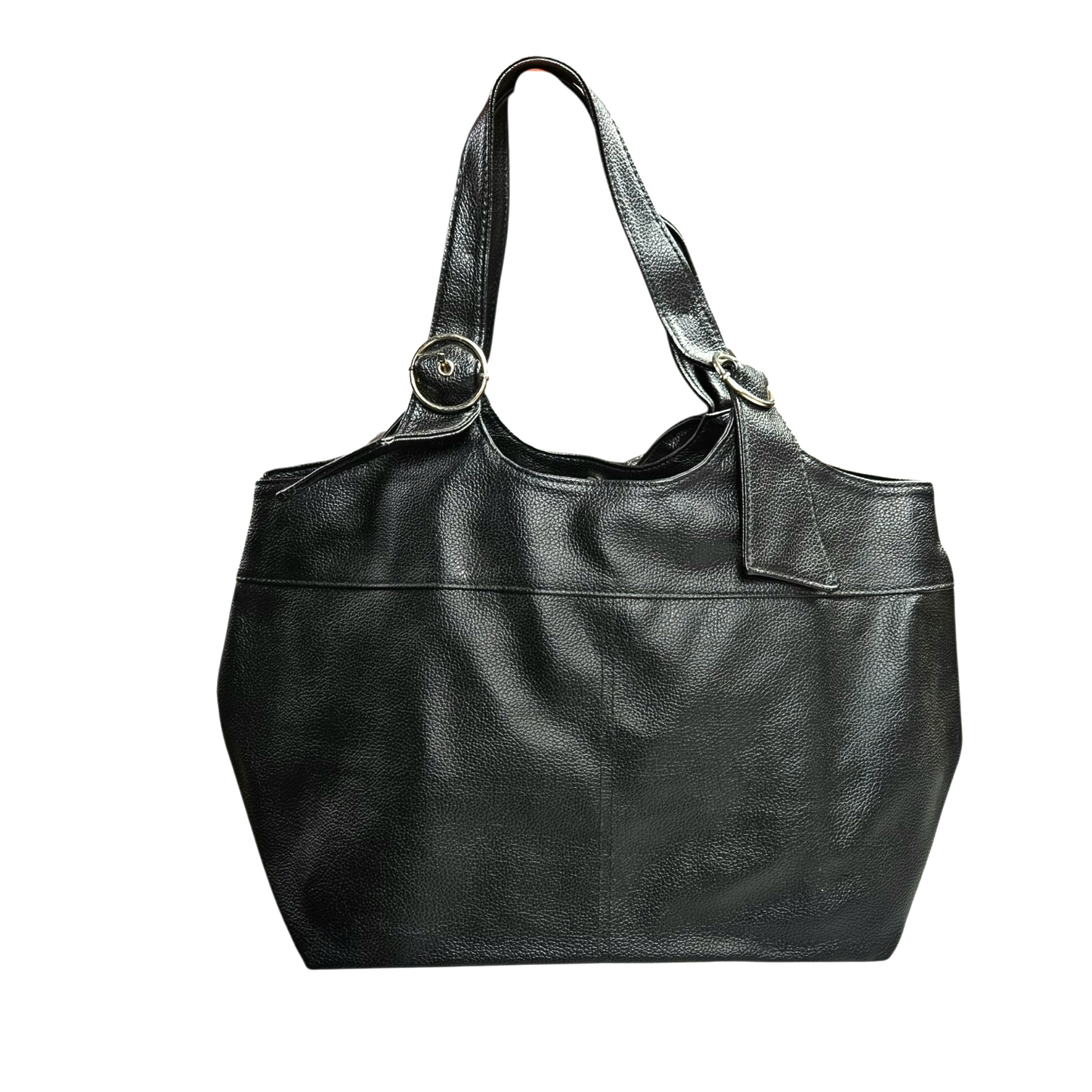 SAc cabas en similicuir noir