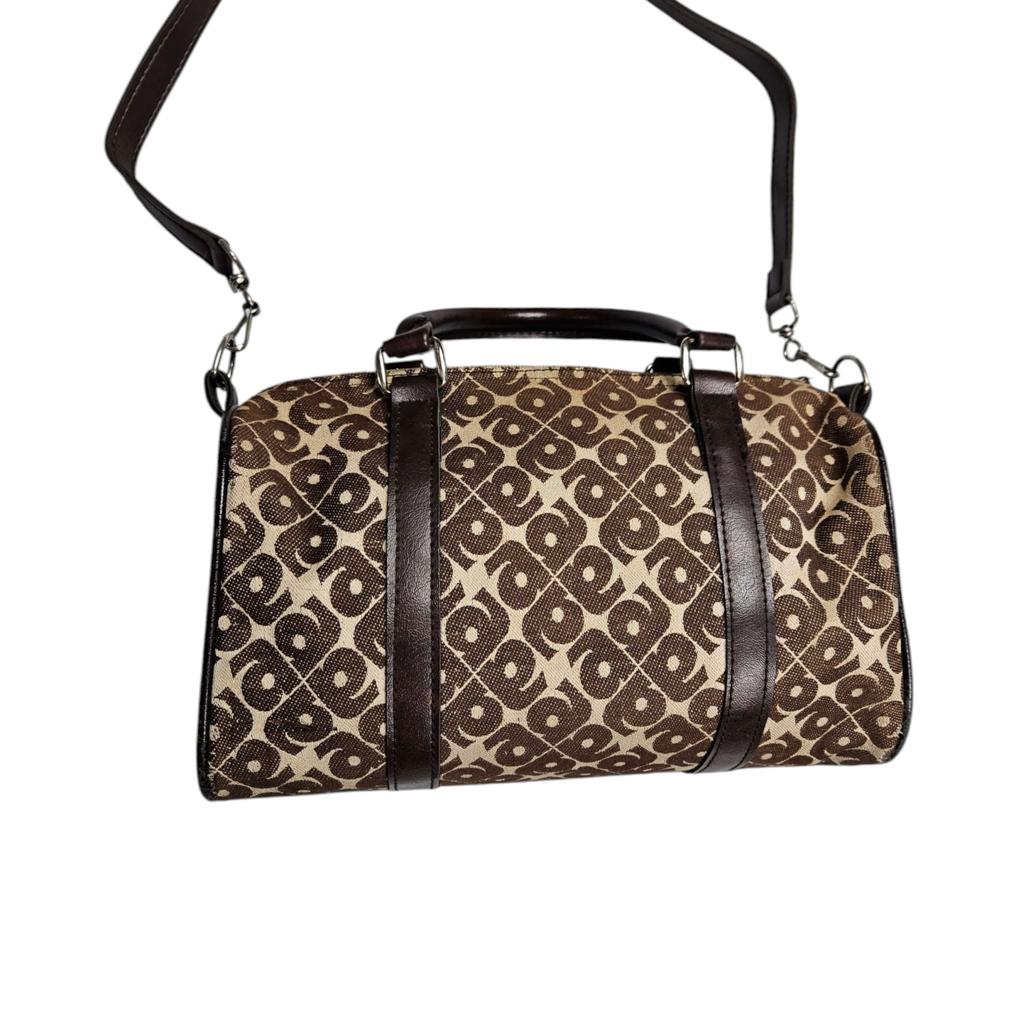 Sac bowling monogrammé toile et cuir