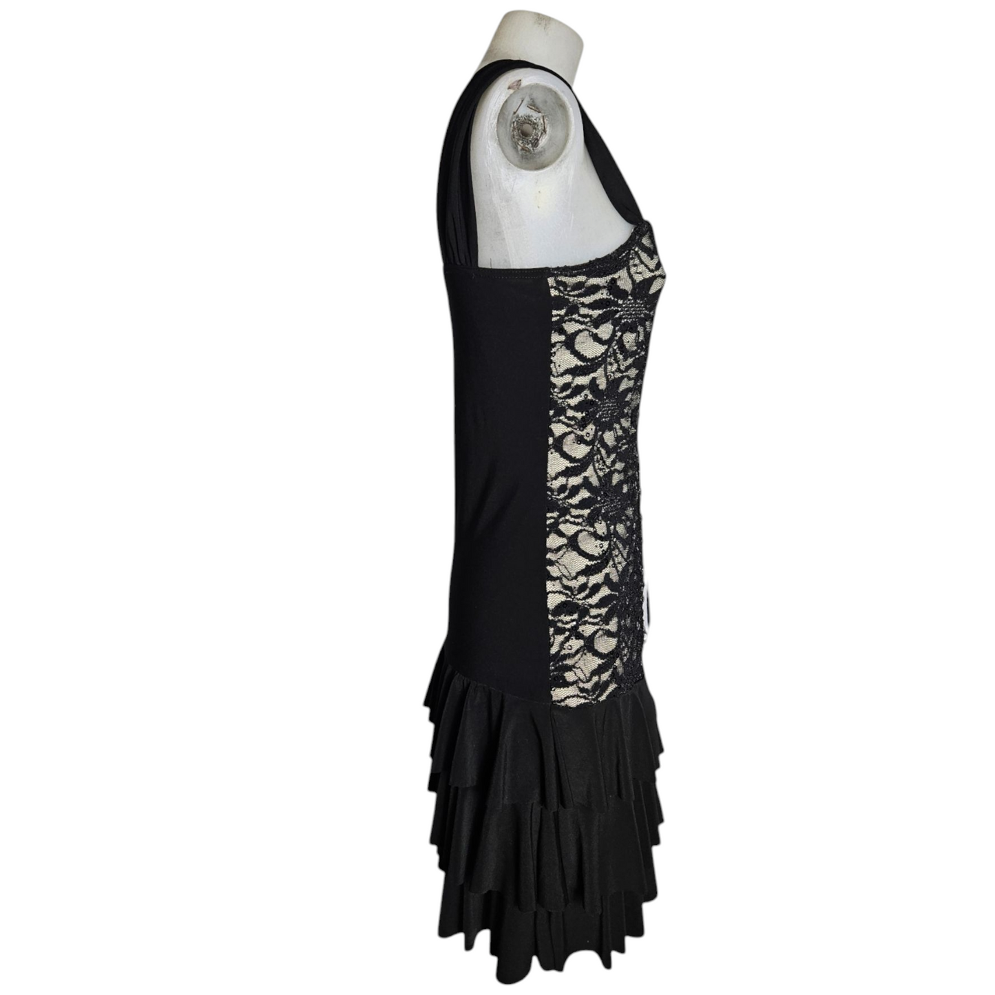 Ruffled lace dress