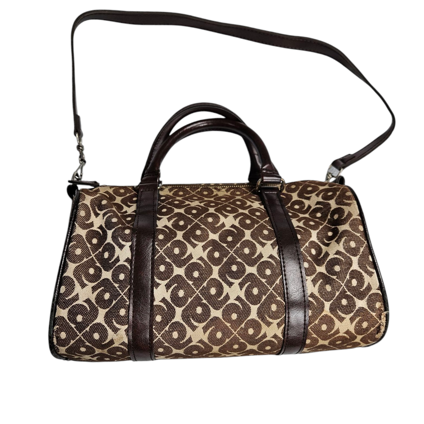 Sac bowling monogrammé toile et cuir