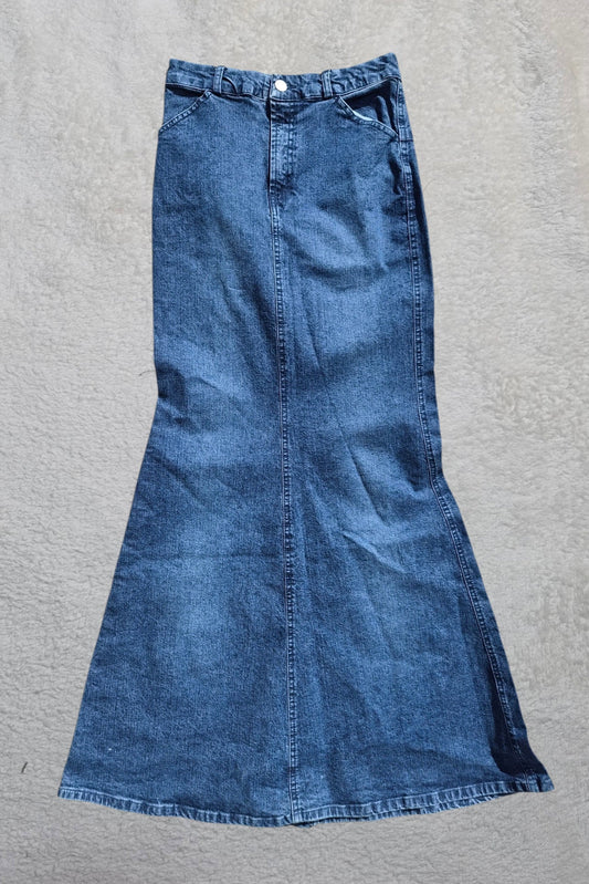Jupe sirène en denim