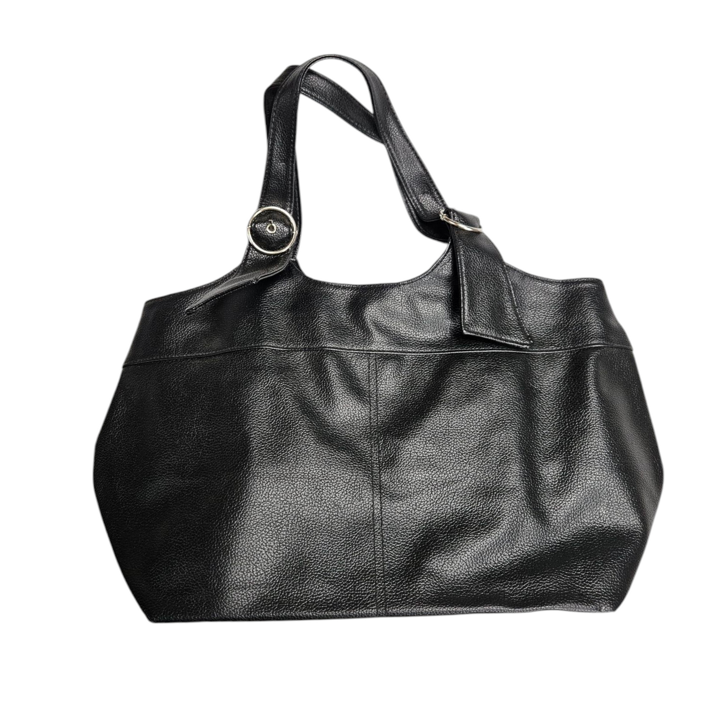 SAc cabas en similicuir noir