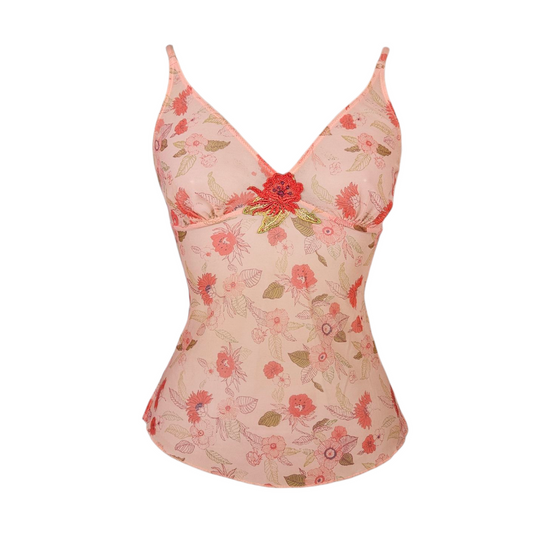 Floral voile cami top